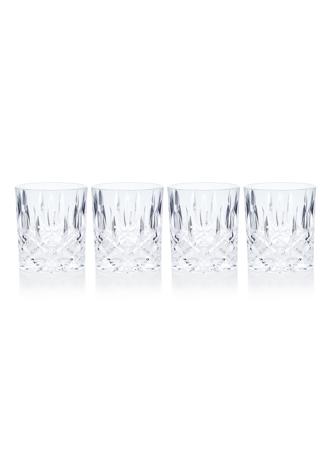 Nachtmann Noblesse whiskyglas set van 4 - voorkant wit