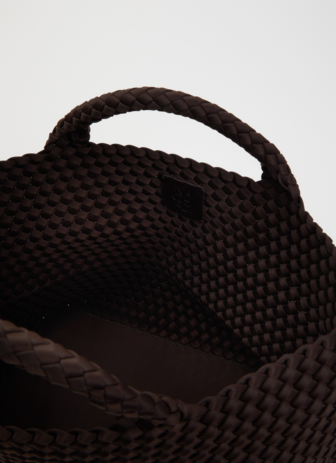 Naghedi St. Barths Medium shopper met uitneembaar etui - detail 3 chocoladebruin