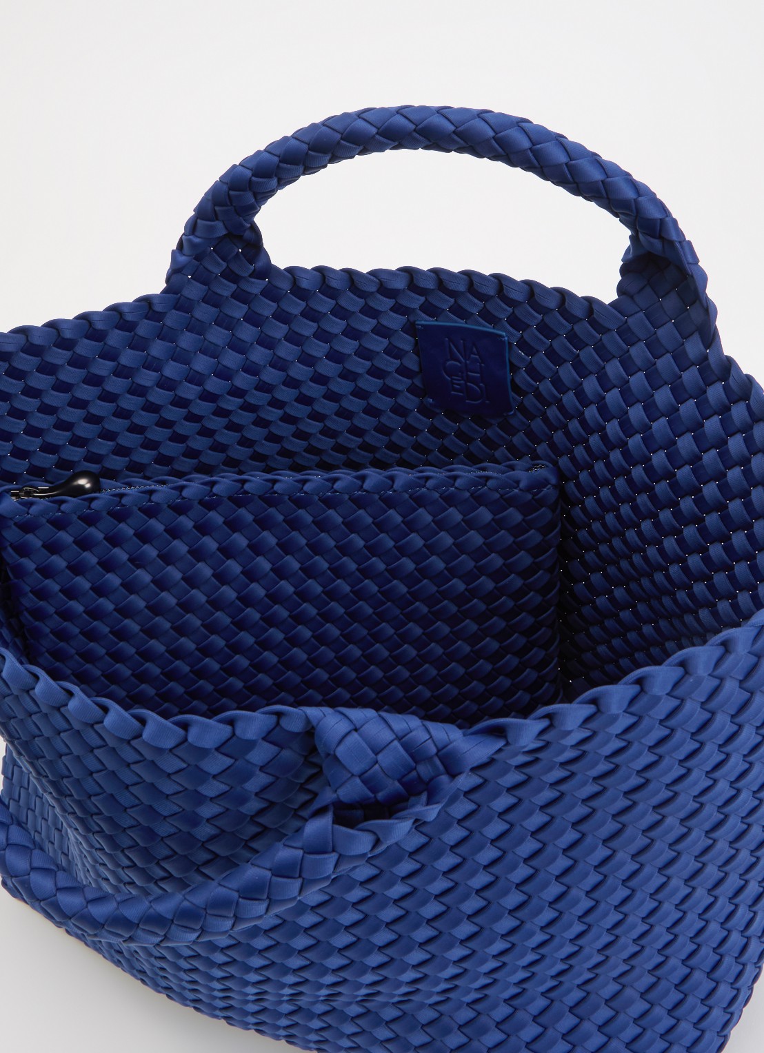 Naghedi St. Barths Medium shopper met uitneembaar etui - detail royalblauw