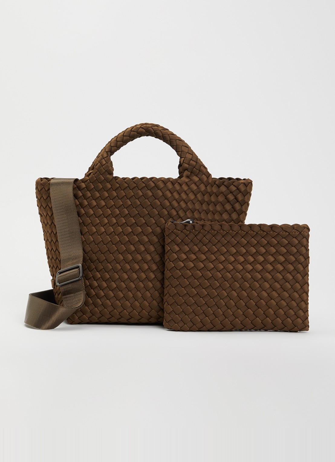 Naghedi St. Barths Petite shopper met uitneembaar etui - voorkant 2 bruin