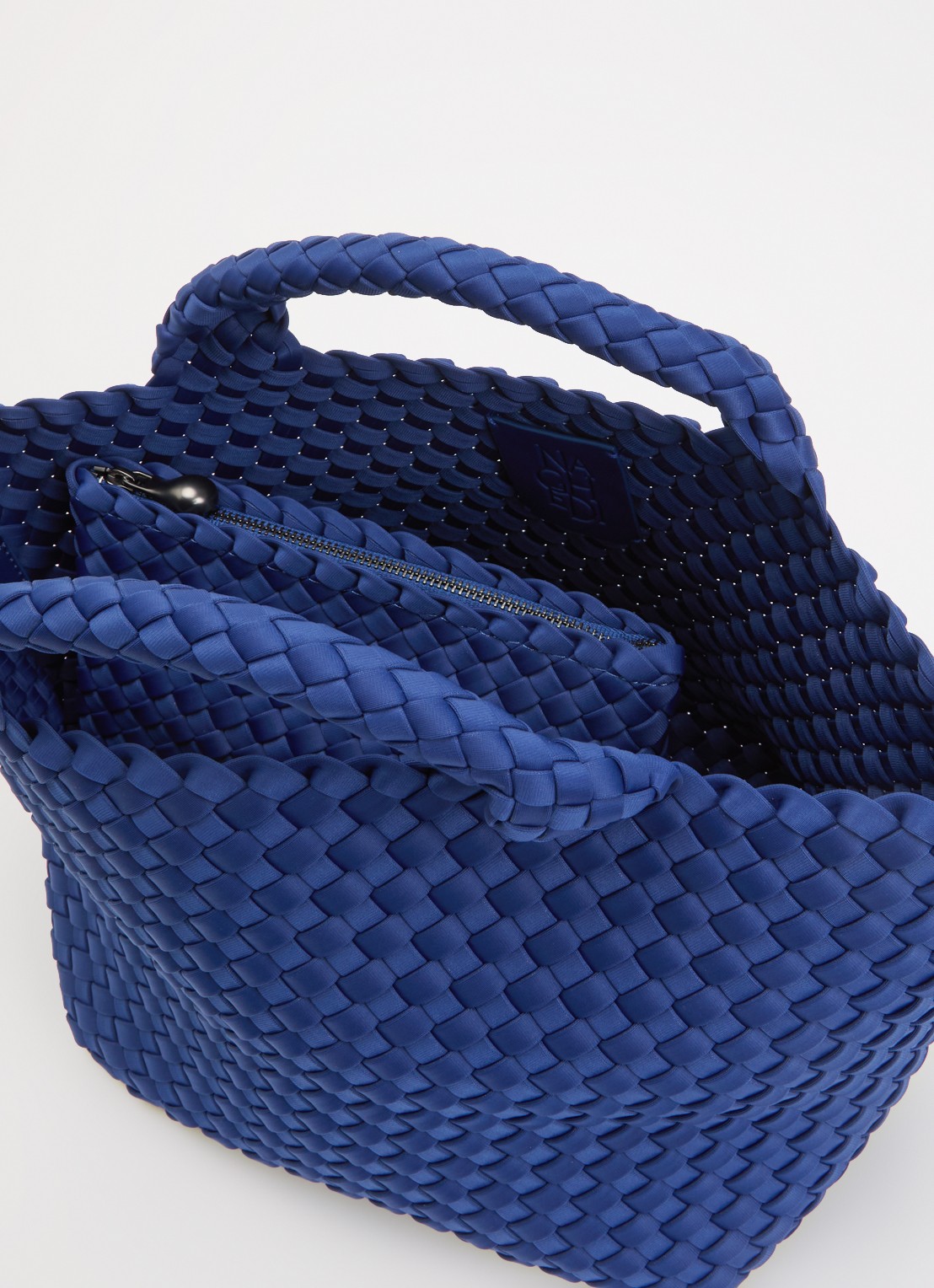 Naghedi St Barths Small handtas met uitneembaar etui en afneembare schouderriem - detail 3 royalblauw