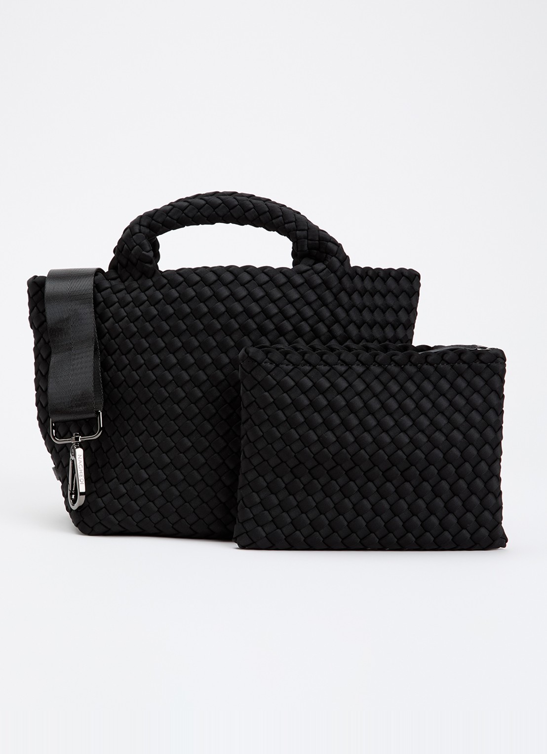 Naghedi St Barths Small shopper met uitneembaar etui - voorkant 3 zwart