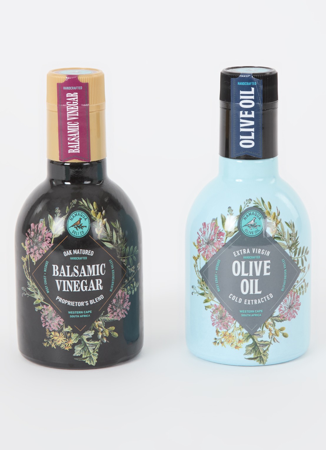 Namaqua Olives & Olive Oil Olie- en azijnfles 250 ml set van 2 - voorkant 2 undefined