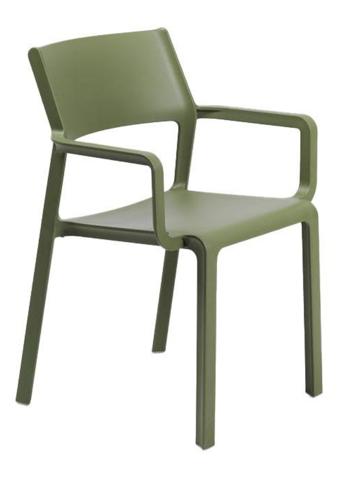 Nardi Trill tuinstoel met armleuning  - voorkant groen