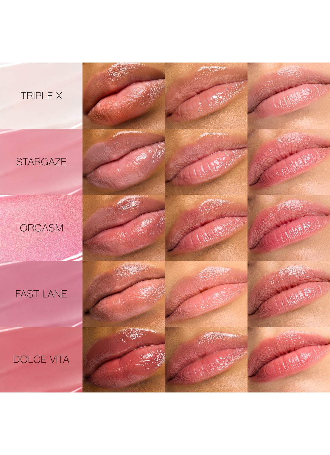 NARS Afterglow Lip Balm - getinte lipbalsem - achterkant 6 777 - orgasm