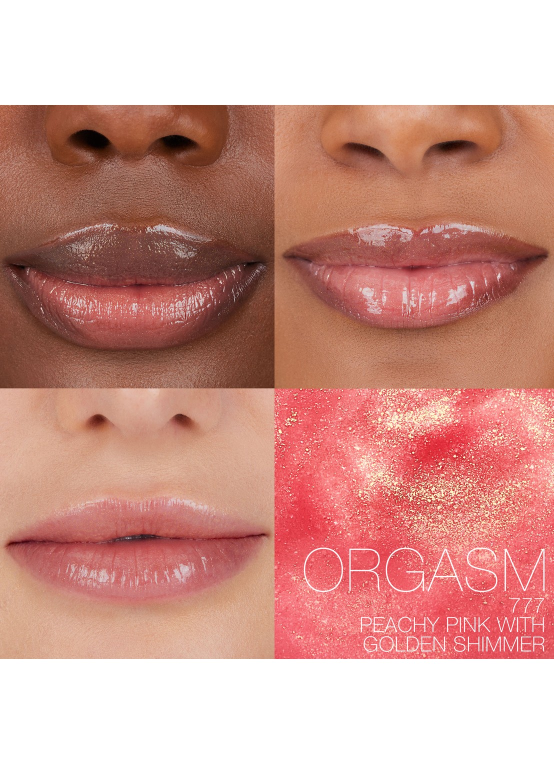 NARS Afterglow Lip Oil - lipolie - detail 2 777 - orgasm
