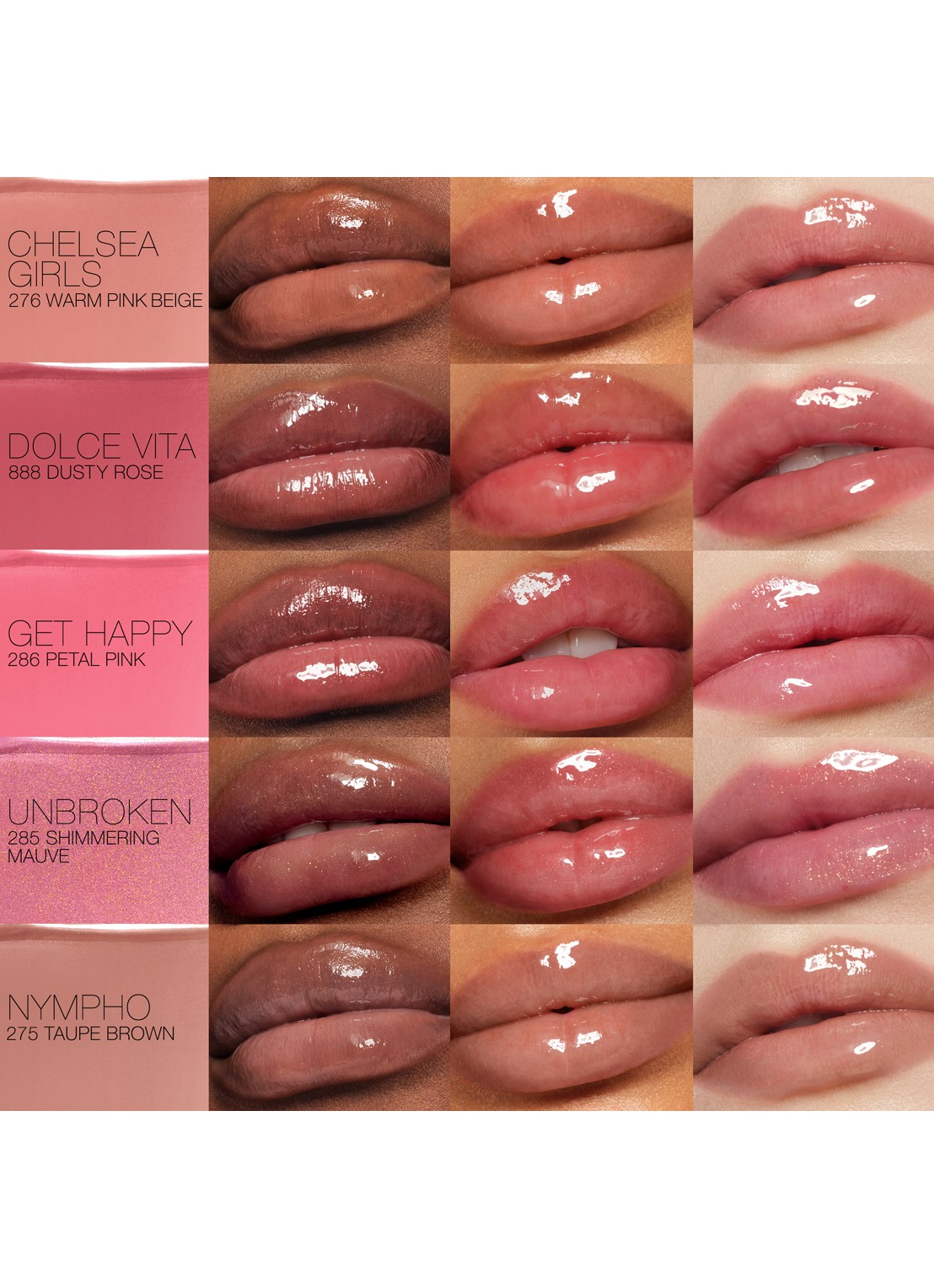 NARS Afterglow Lip Shine - lipgloss - detail 5 dolce vita