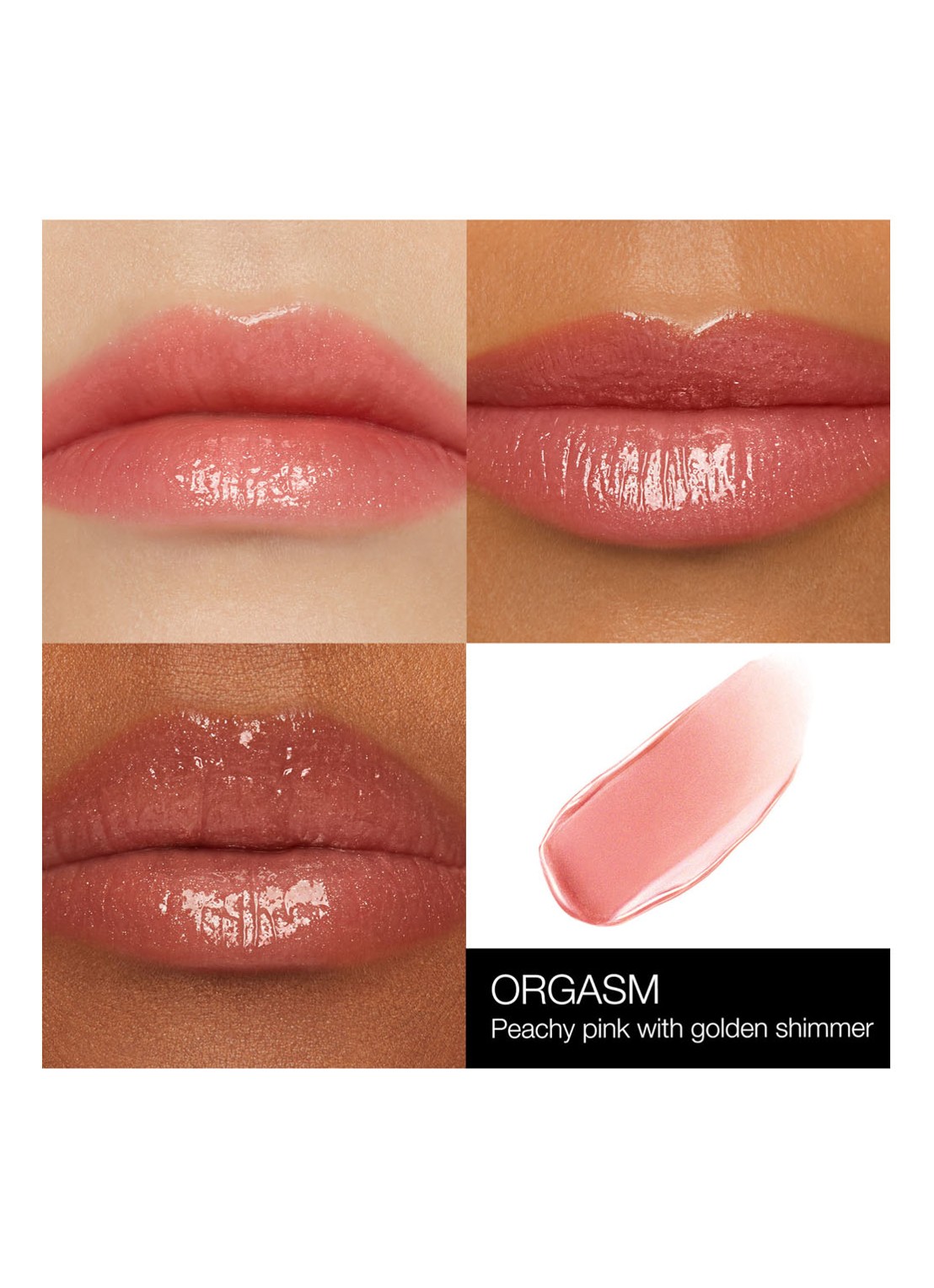 NARS Afterglow Lip Shine - lipgloss - detail 4 orgasm