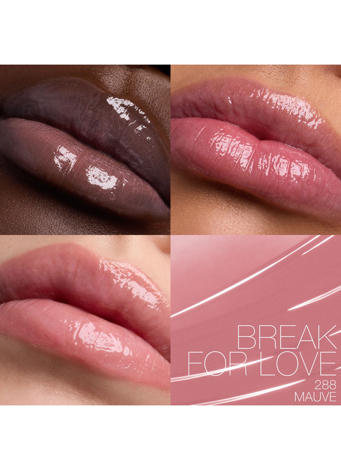 NARS Afterglow Lip Shine - lipgloss - achterkant break for love