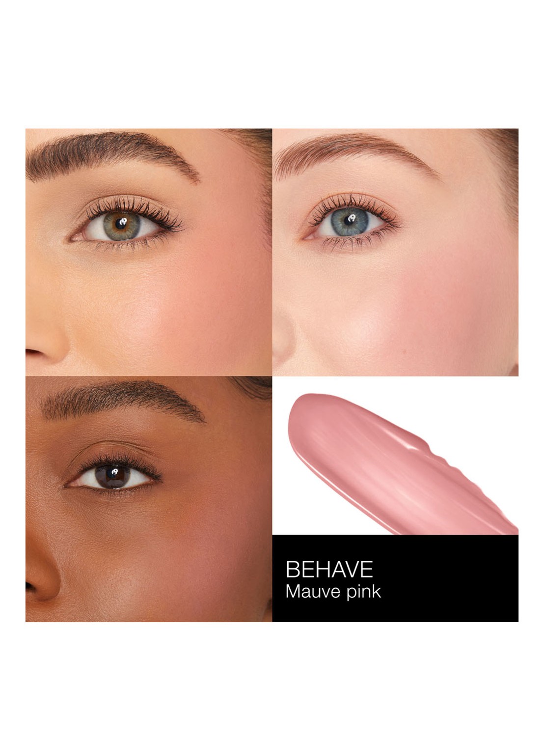 NARS Afterglow Liquid Blush - vloeibare blush - detail 3 behave