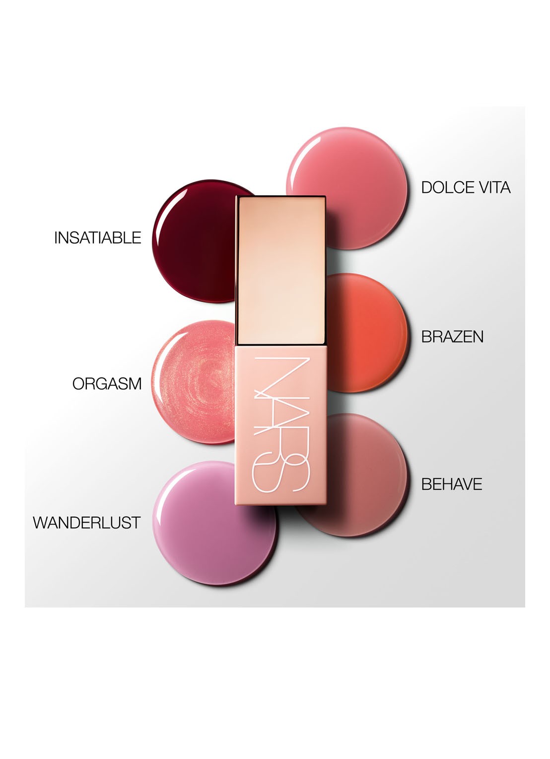 NARS Afterglow Liquid Blush - vloeibare blush - detail 6 dolce vita