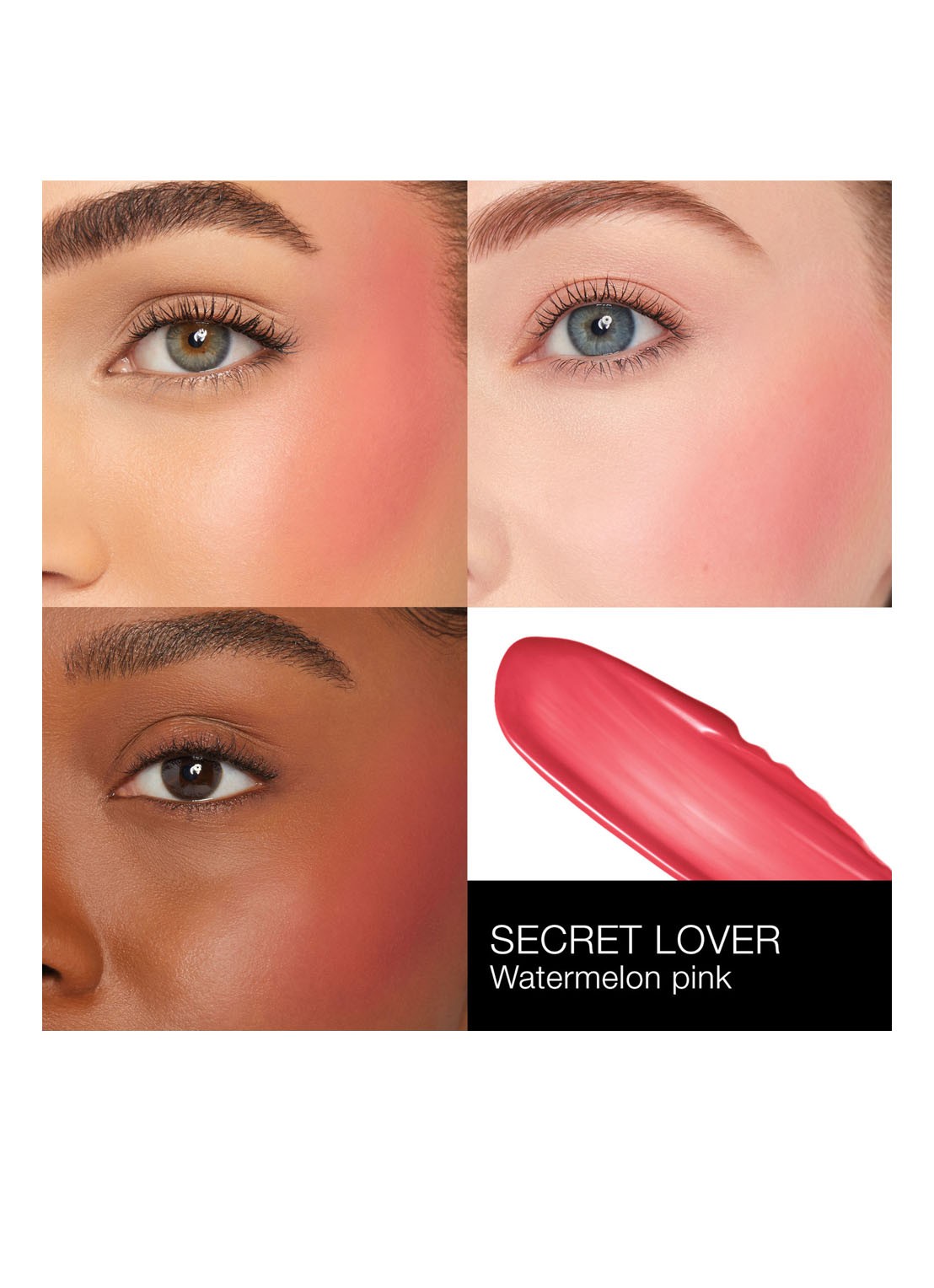 NARS Afterglow Liquid Blush - vloeibare blush - detail 2 secret lover