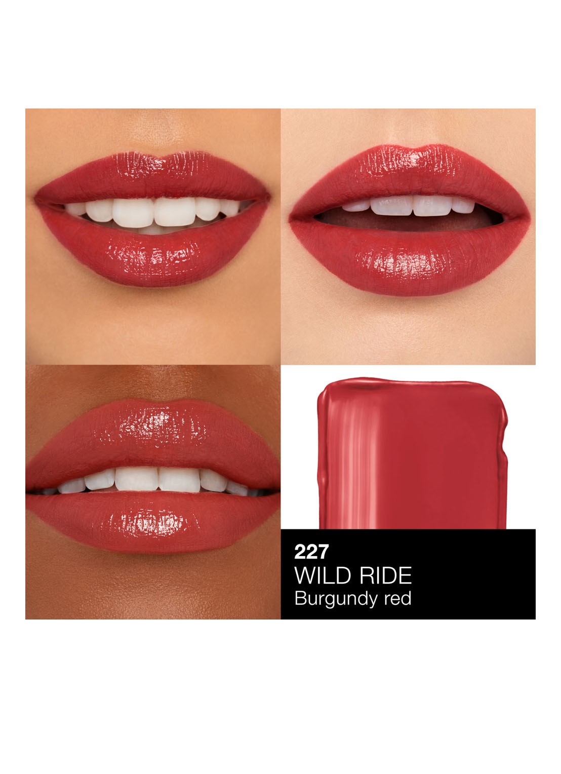 NARS Afterglow Sensual Shine Lipstick - detail 3 wild ride - 227
