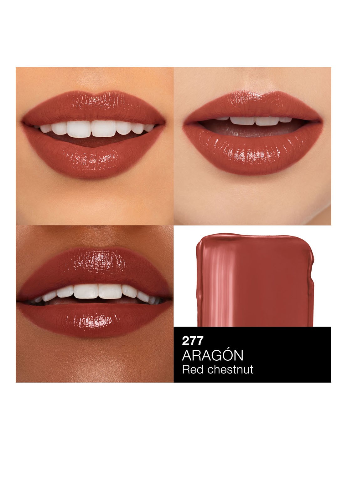 NARS Afterglow Sensual Shine Lipstick - detail 2 aaragón - 277