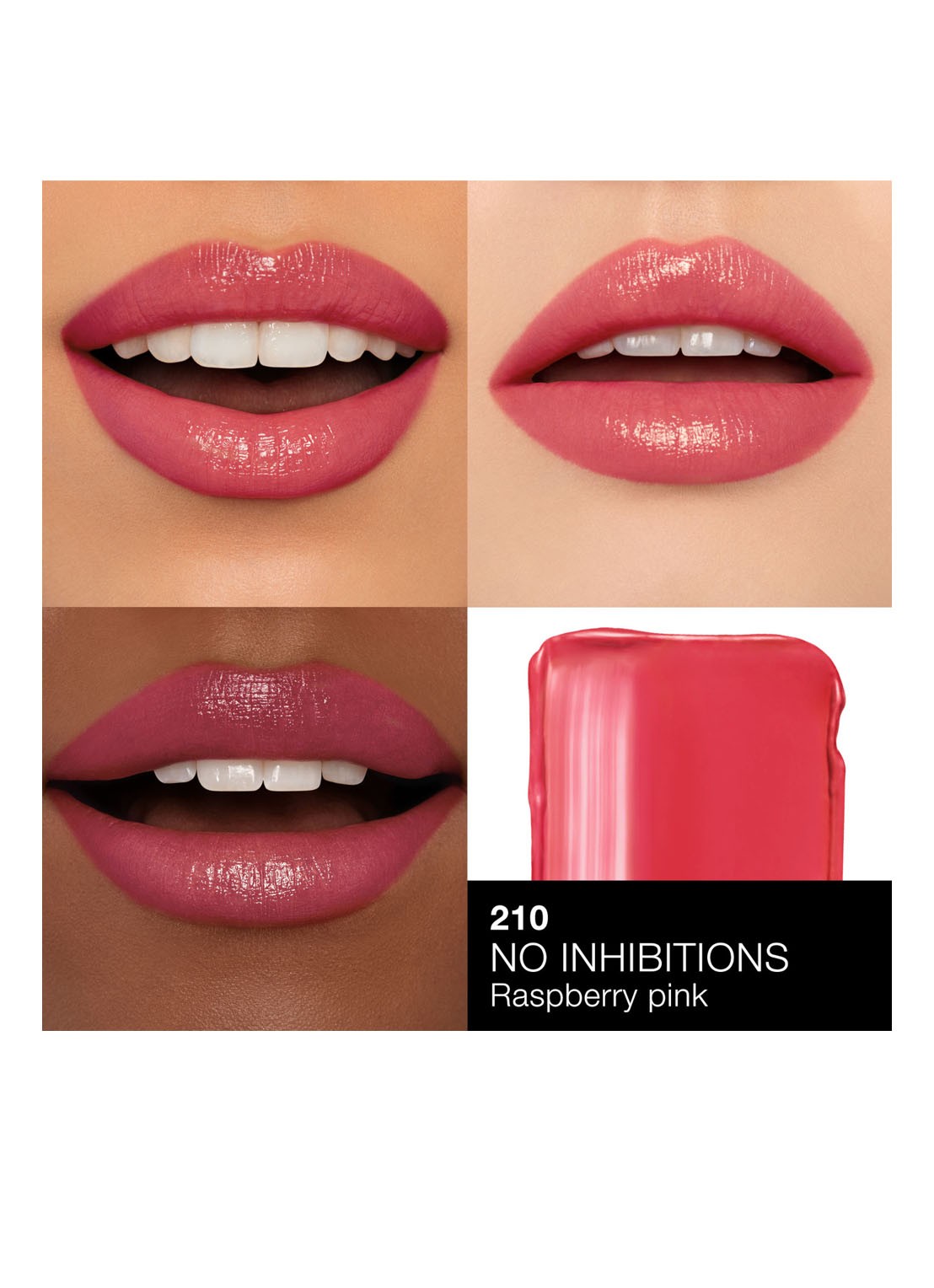 NARS Afterglow Sensual Shine Lipstick - detail 3 no inhibitions - 210