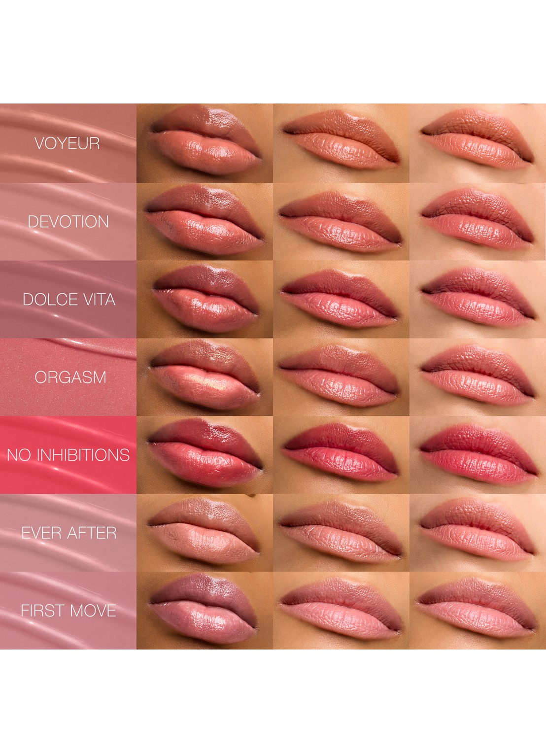 NARS Afterglow Sensual Shine Lipstick  - detail 3 212 - first move