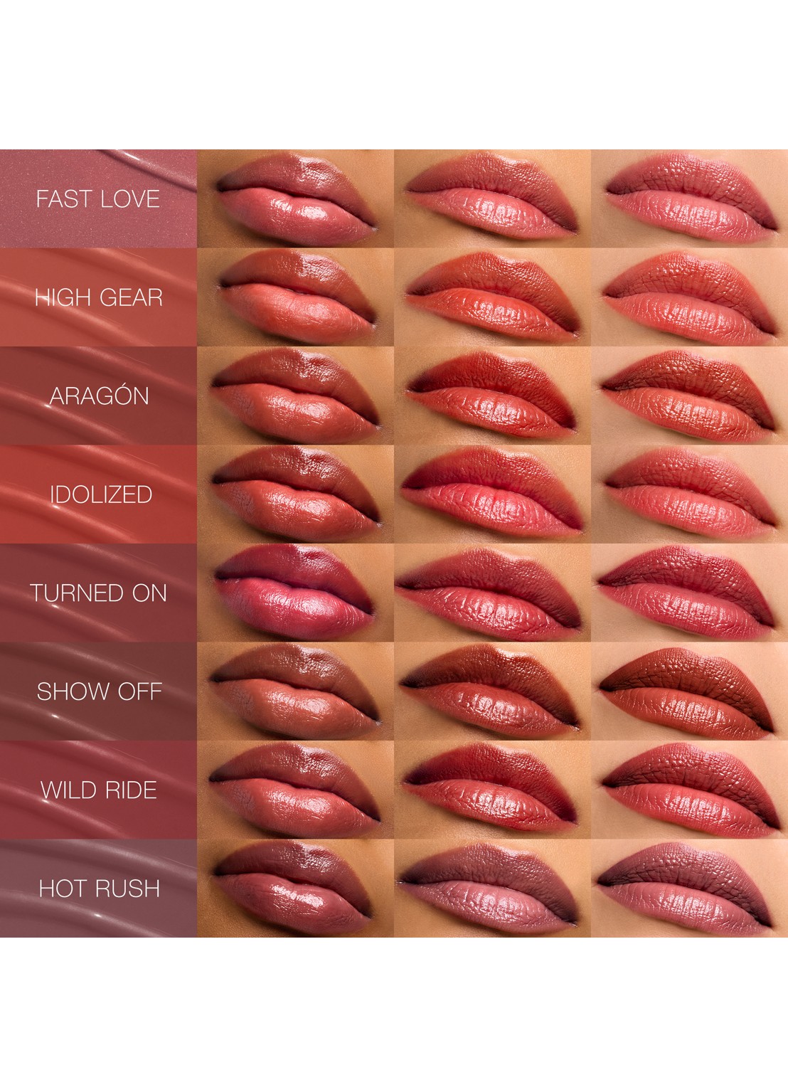 NARS Afterglow Sensual Shine Lipstick  - detail 4 215 - fast love