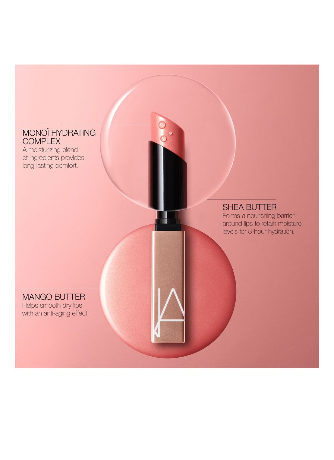 NARS Afterglow Sensual Shine Lipstick - detail 4 breathless - 200