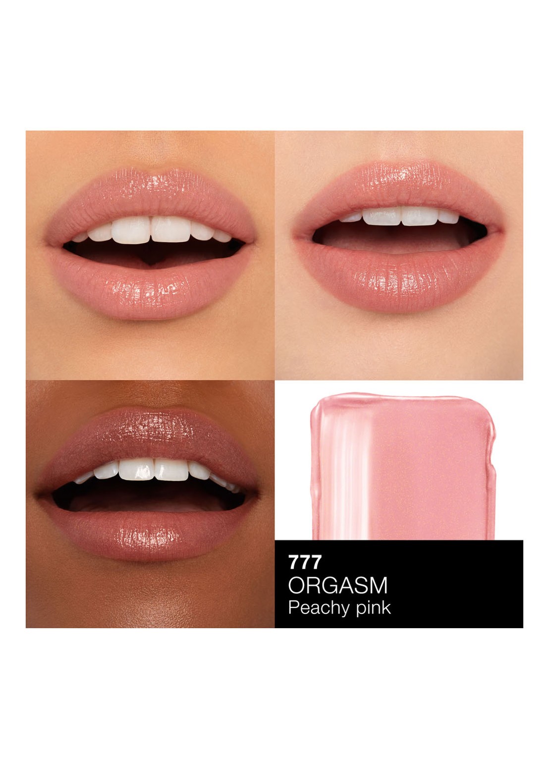 NARS Afterglow Sensual Shine Lipstick - detail 3 orgasm - 777