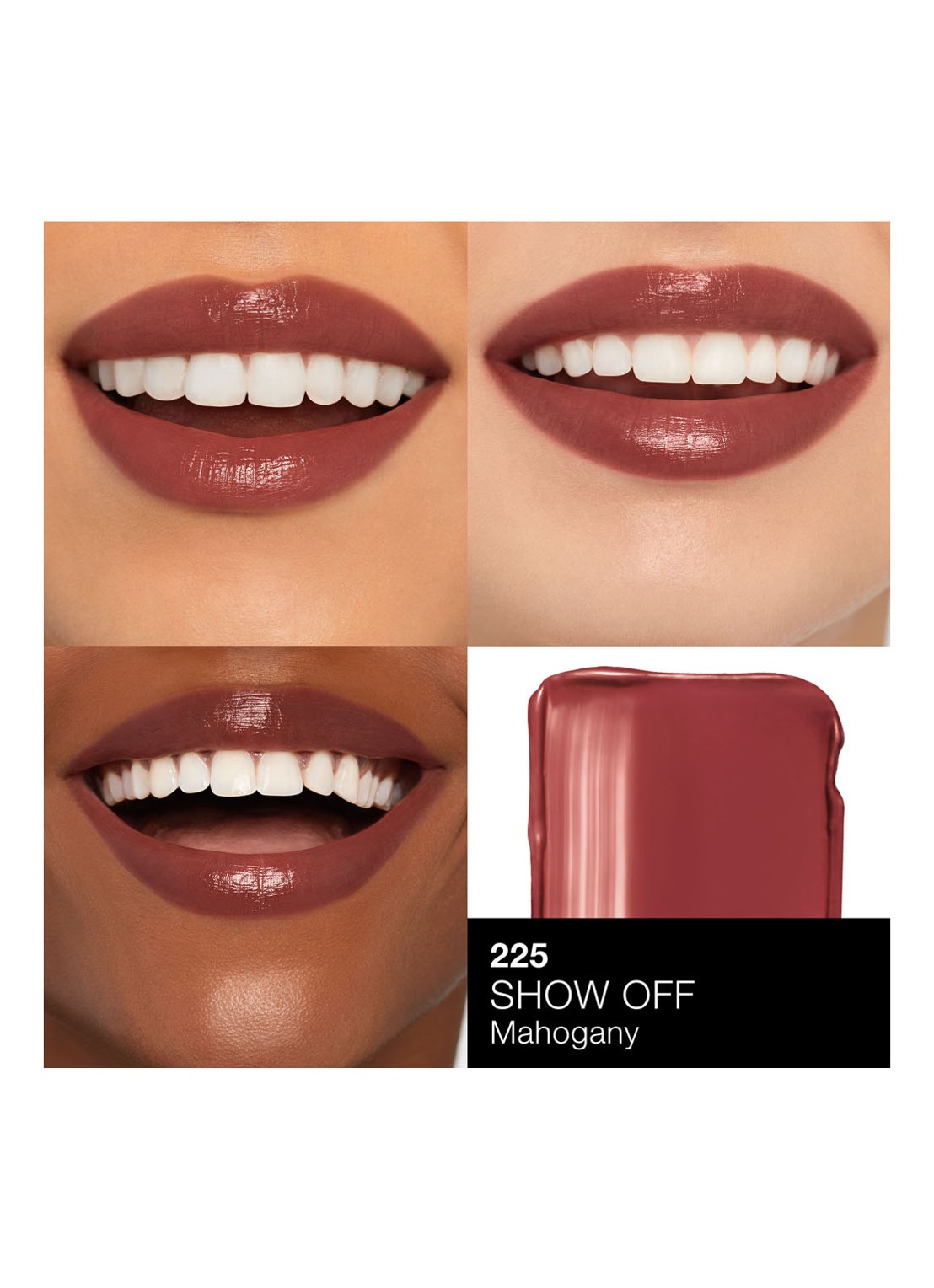NARS Afterglow Sensual Shine Lipstick - detail 5 show off - 225