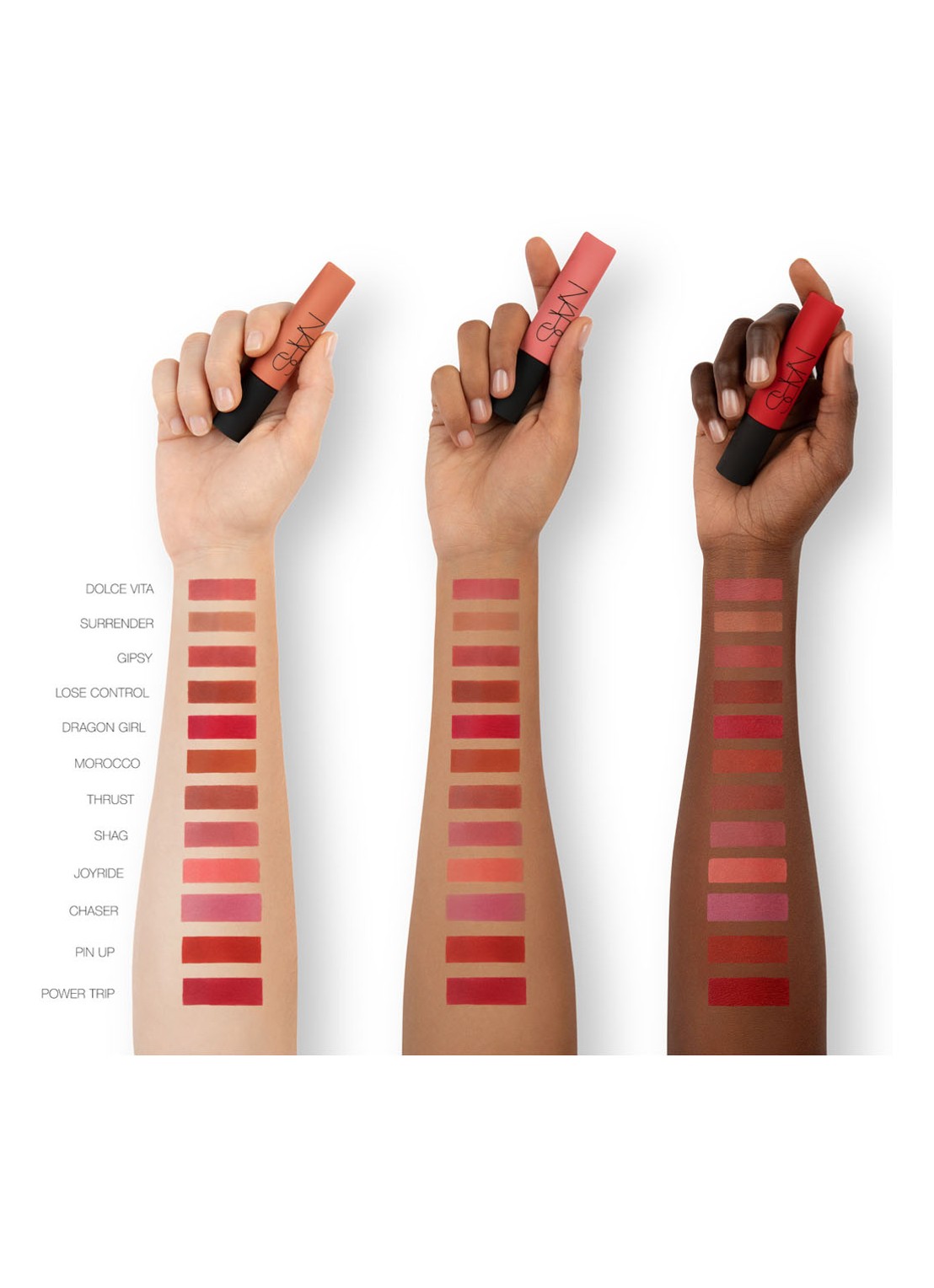 NARS Air Matte Lip Color - liquid lipstick - detail 3 dragon girl