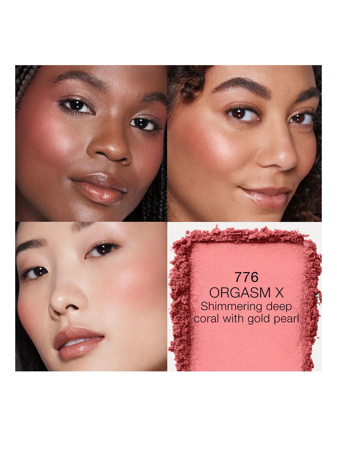 NARS Blush - detail 2 orgasm x 776