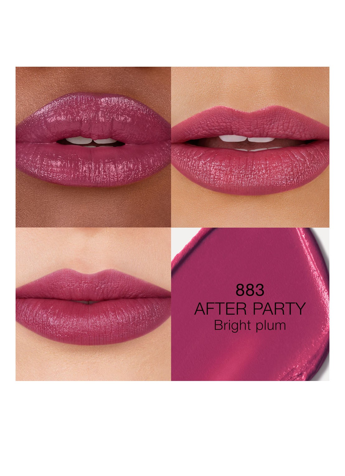 NARS Explicit Lipstick - detail 4 after party - 883