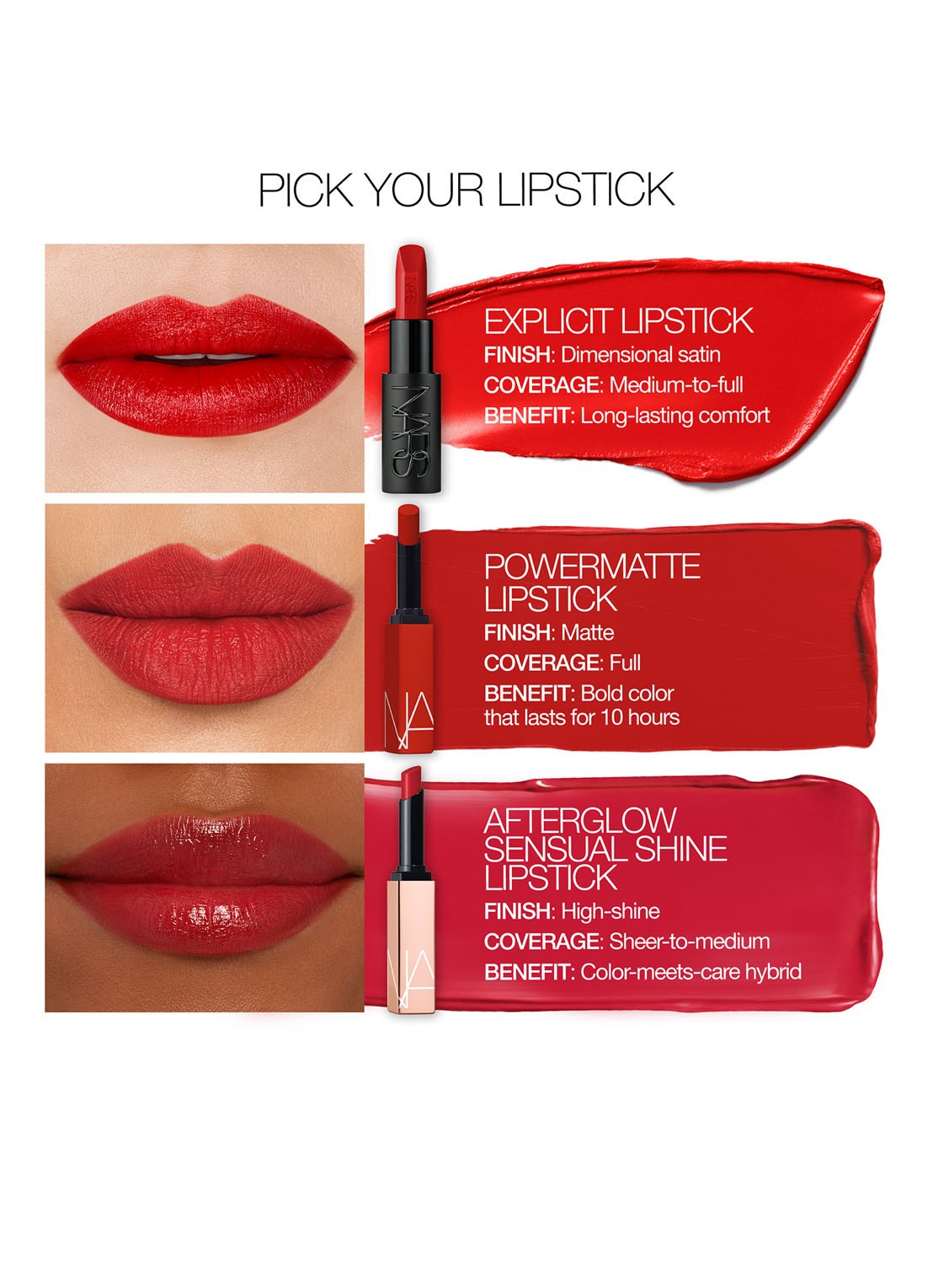NARS Explicit Lipstick - detail 6 exposed - 800
