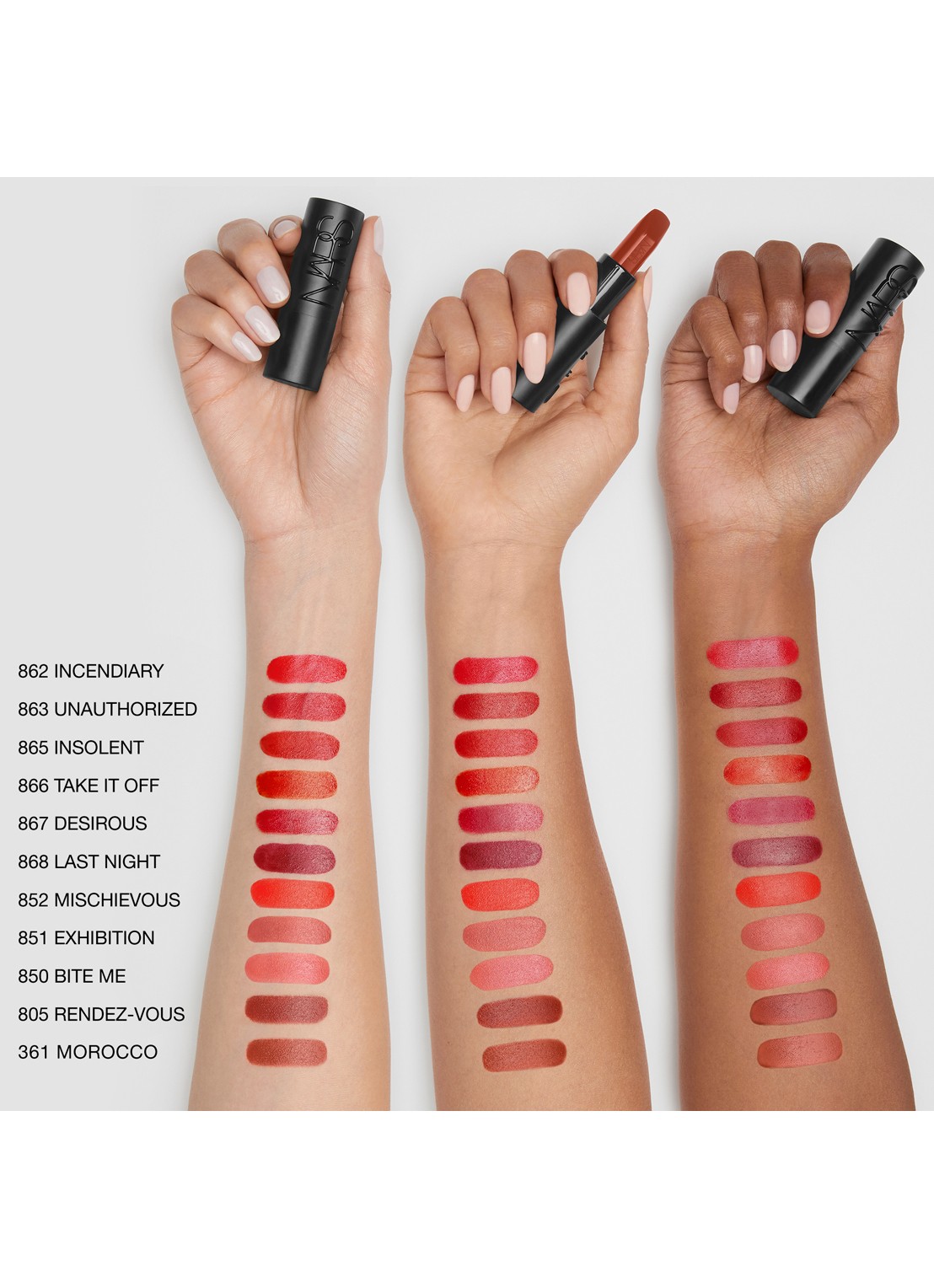NARS Explicit Lipstick  - detail 4 morroco - 361
