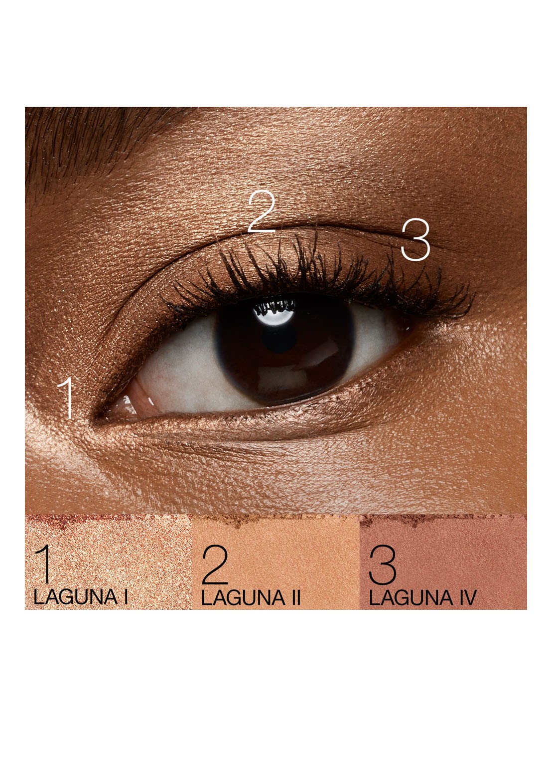 NARS Eyeshadow Quad - oogschaduw - detail 5 laguna