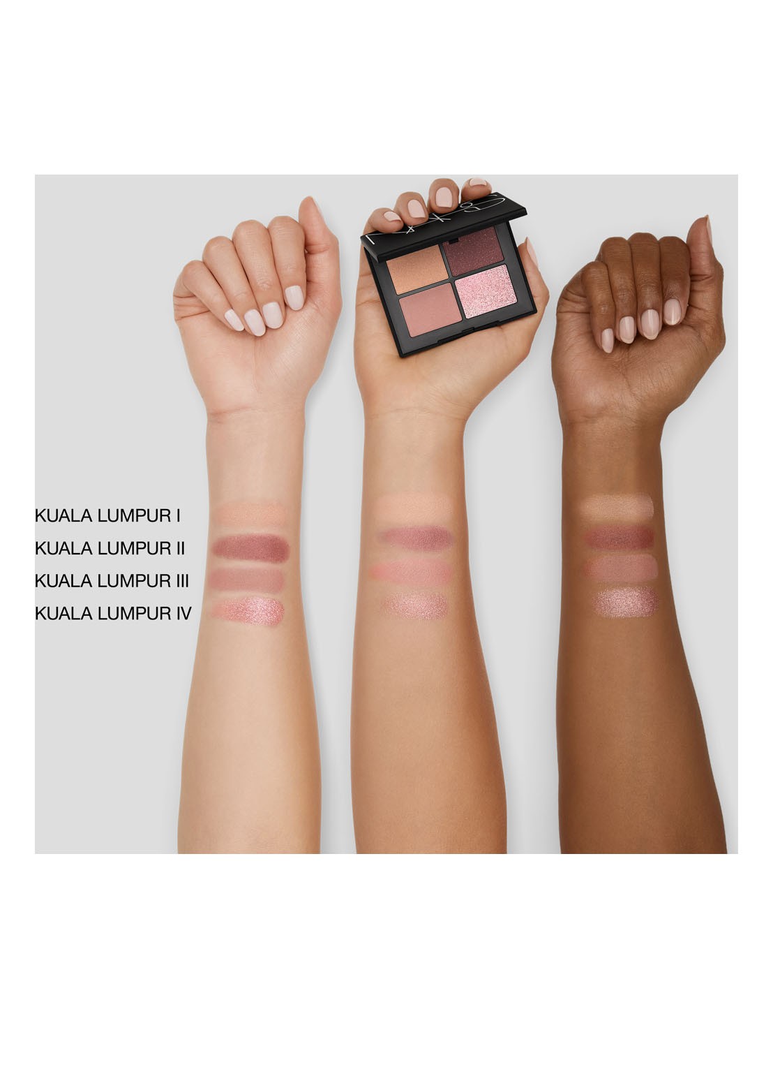 NARS Eyeshadow Quad - oogschaduw - detail 2 kuala lumpur