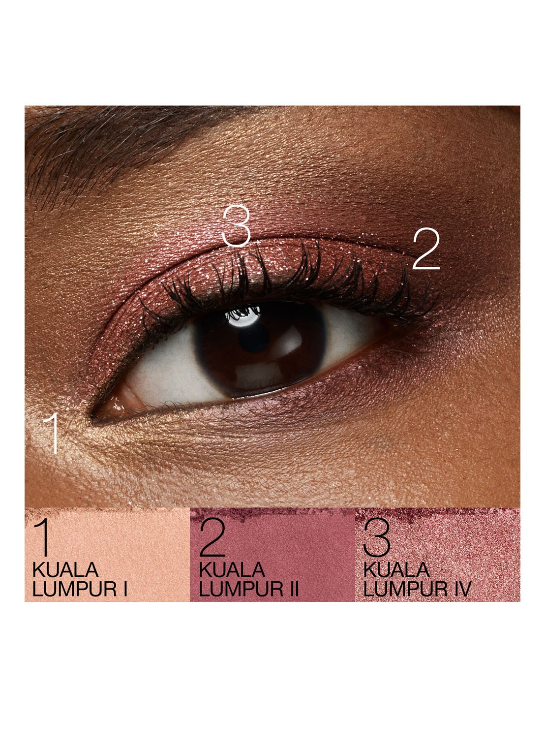 NARS Eyeshadow Quad - oogschaduw - detail 4 kuala lumpur
