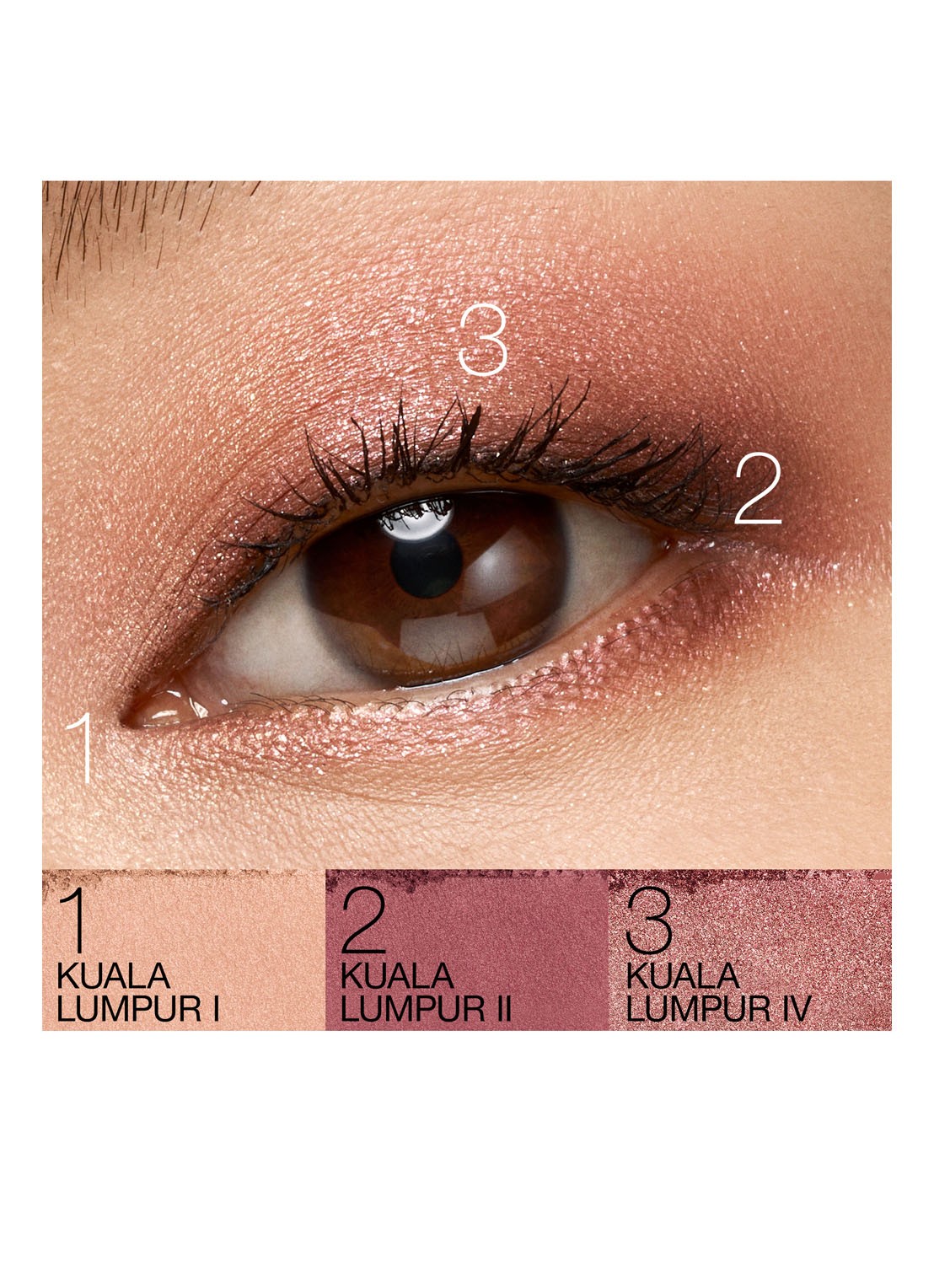 NARS Eyeshadow Quad - oogschaduw - detail 5 kuala lumpur