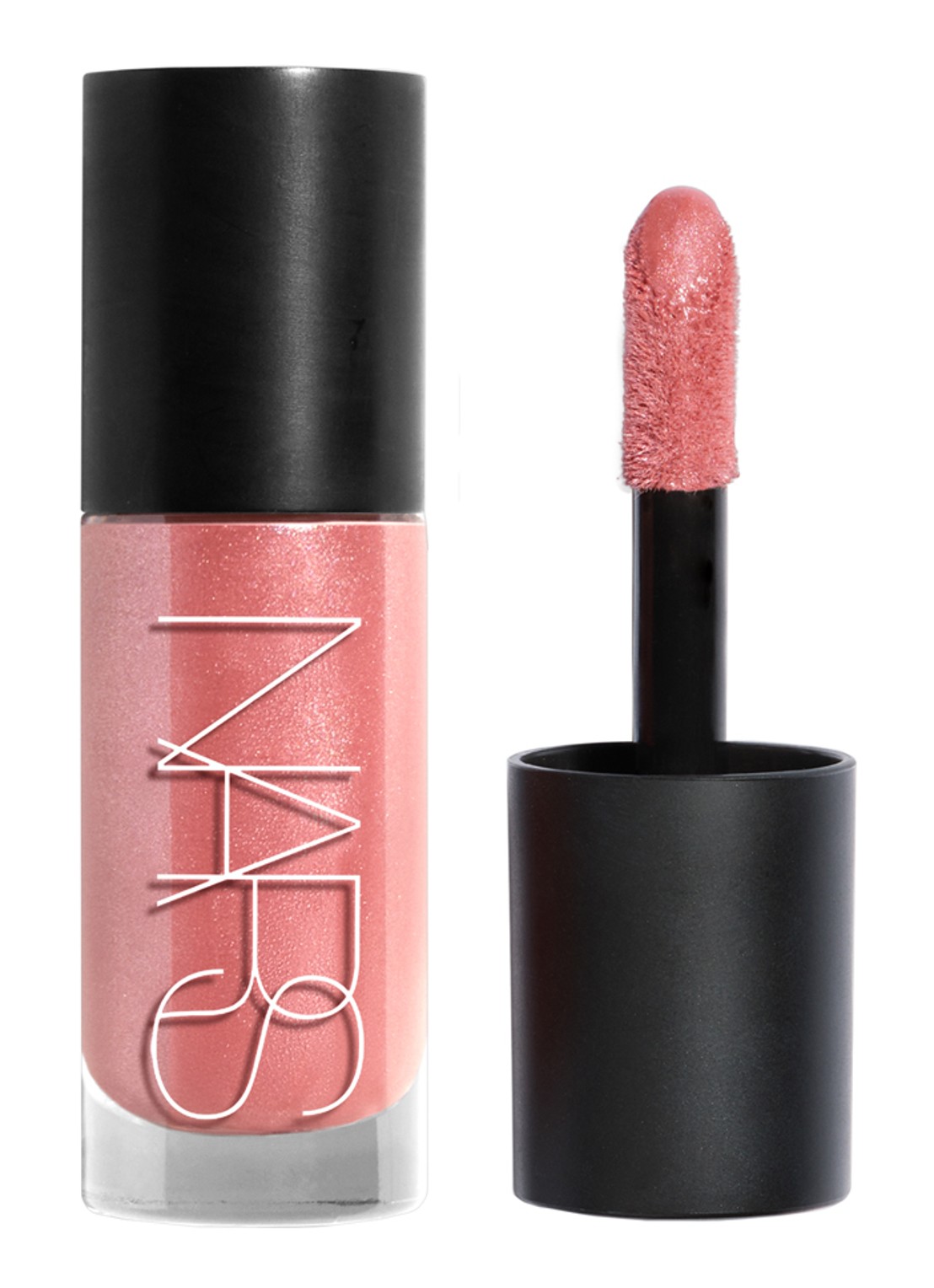 NARS Insatiable Liquid Blush - vloeibare blush - voorkant orgasm