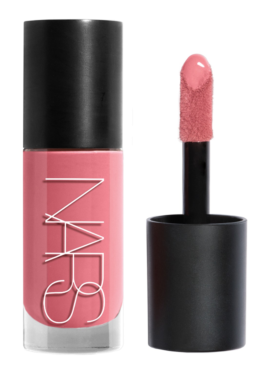 NARS Insatiable Liquid Blush - vloeibare blush - voorkant orgasm fantasy
