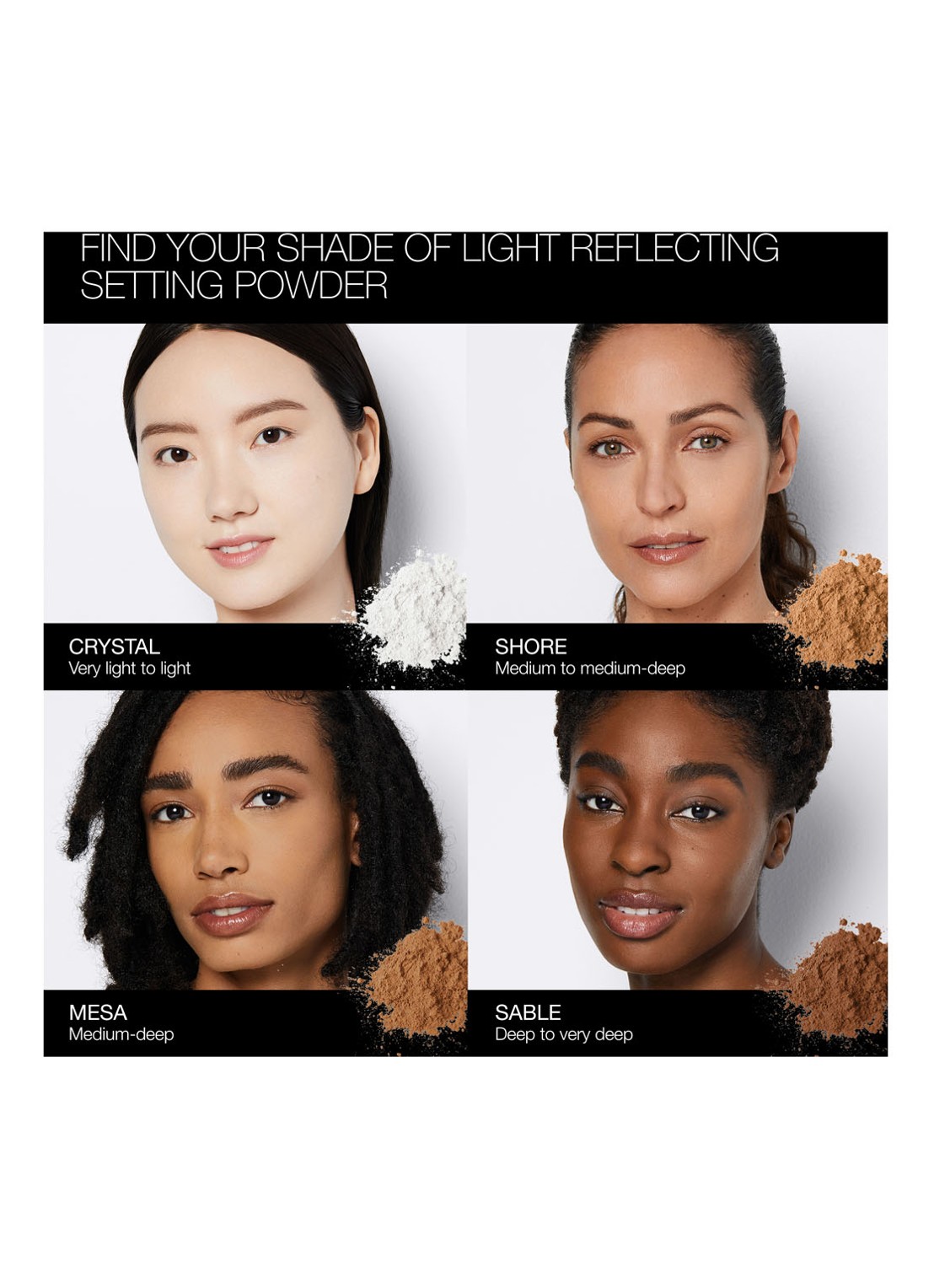 NARS Light Reflecting Loose Setting Powder - losse poeder - detail 5 sable