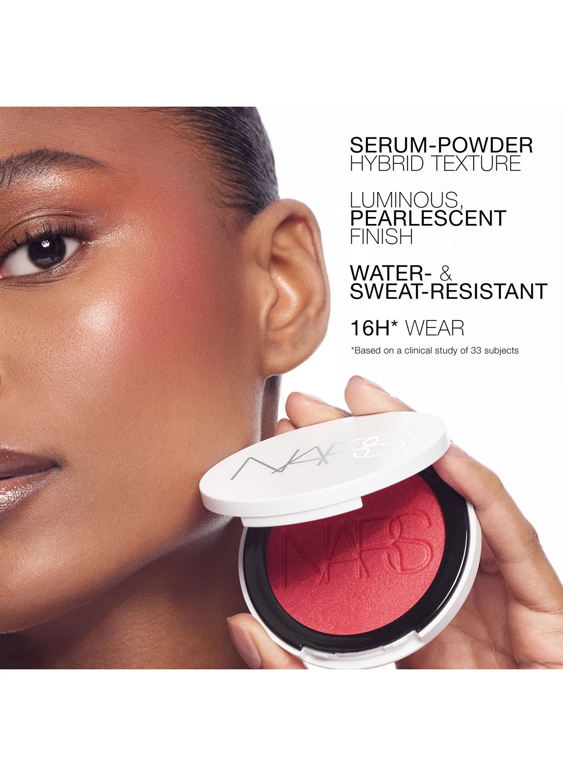 NARS Light Reflecting Luminizing Blush Refill - navulling - detail 5 true faith