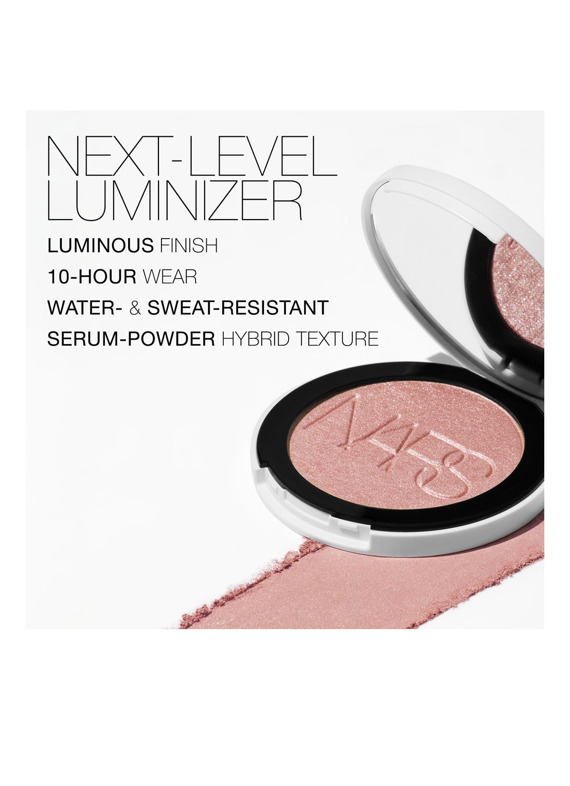 NARS Light Reflecting™ Luminizing Powder - highlighter - detail 4 heavenly