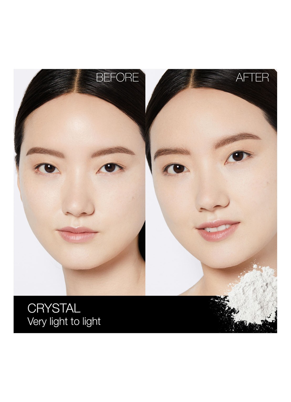 NARS Mini Light Reflecting Pressed Setting Powder - mini poeder - detail 4 crystal