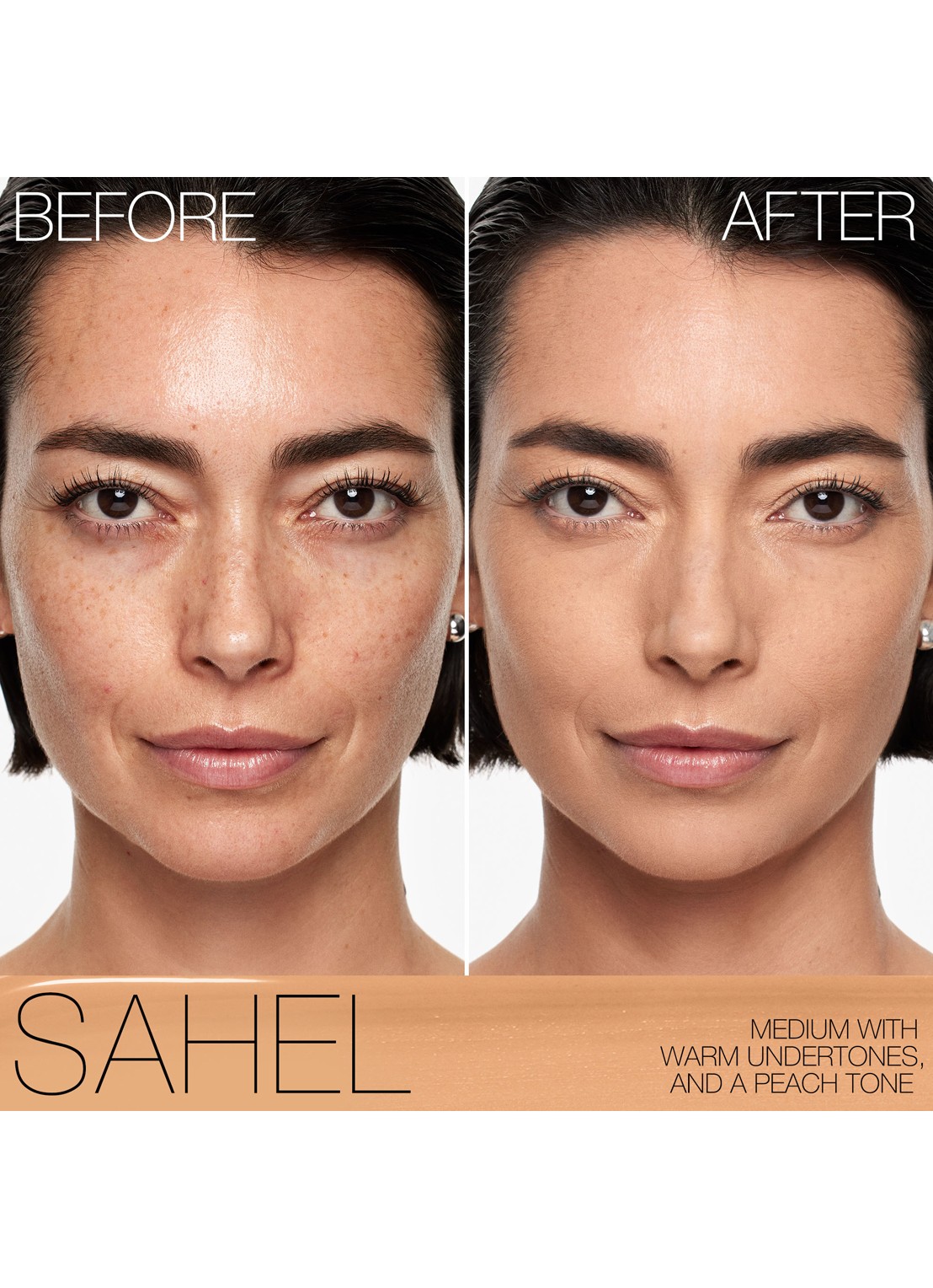 NARS Natural Matte Longwear Foundation - vloeibare foundation - detail 2  sahel