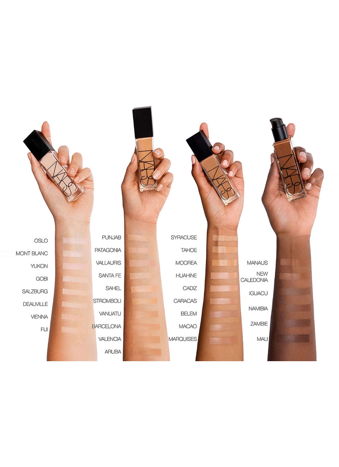 NARS Natural Radiant Longwear Foundation - voorkant 2 mont blanc