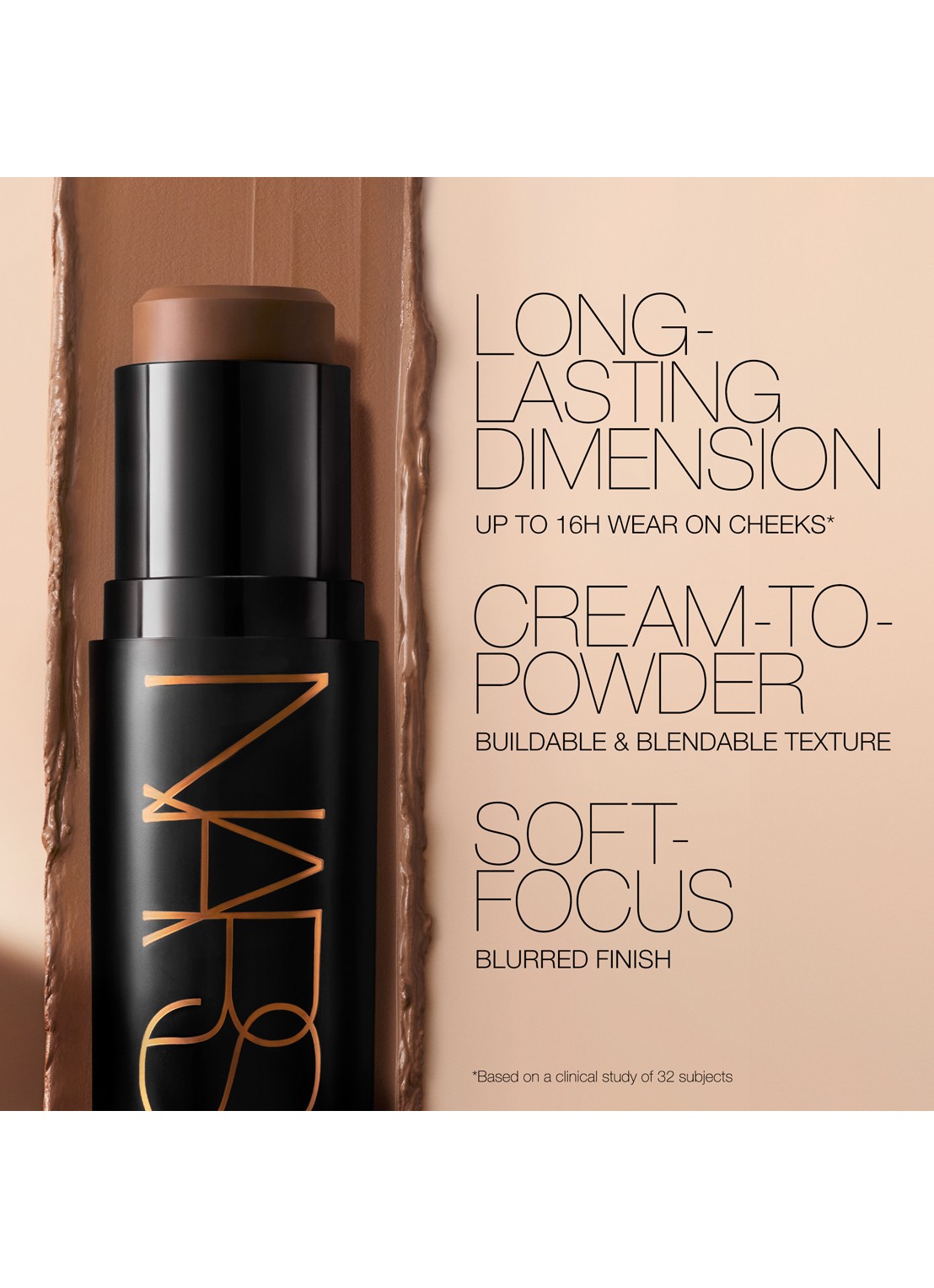 NARS  Nouveauté  The Multiple Sculpting Stick - bronzer stick - detail 7 laguna