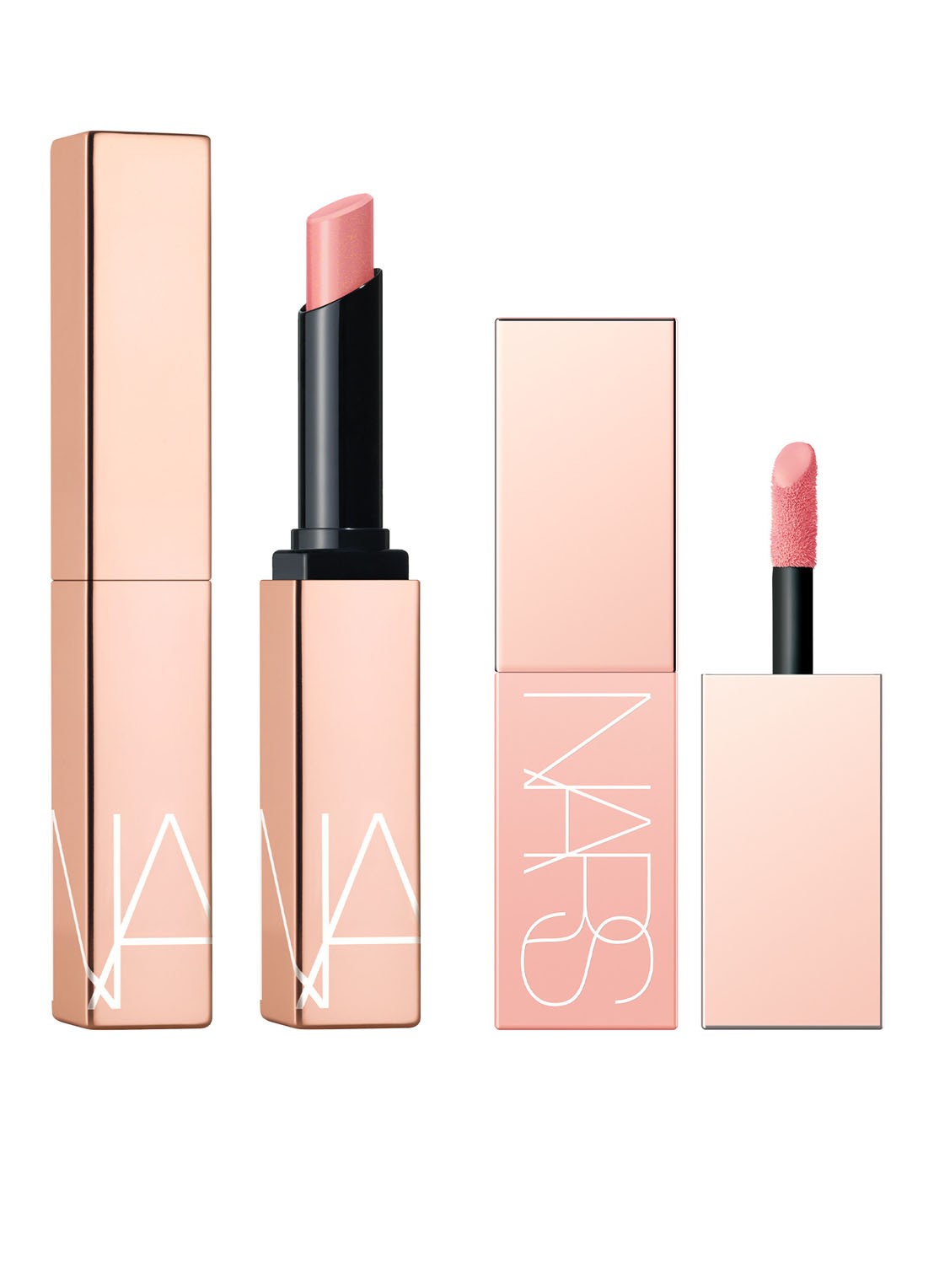 NARS Orgasm Afterglow Lipstick & Mini Liquid Blush Duo - Limited Edition make-up set - voorkant 2 orgasm