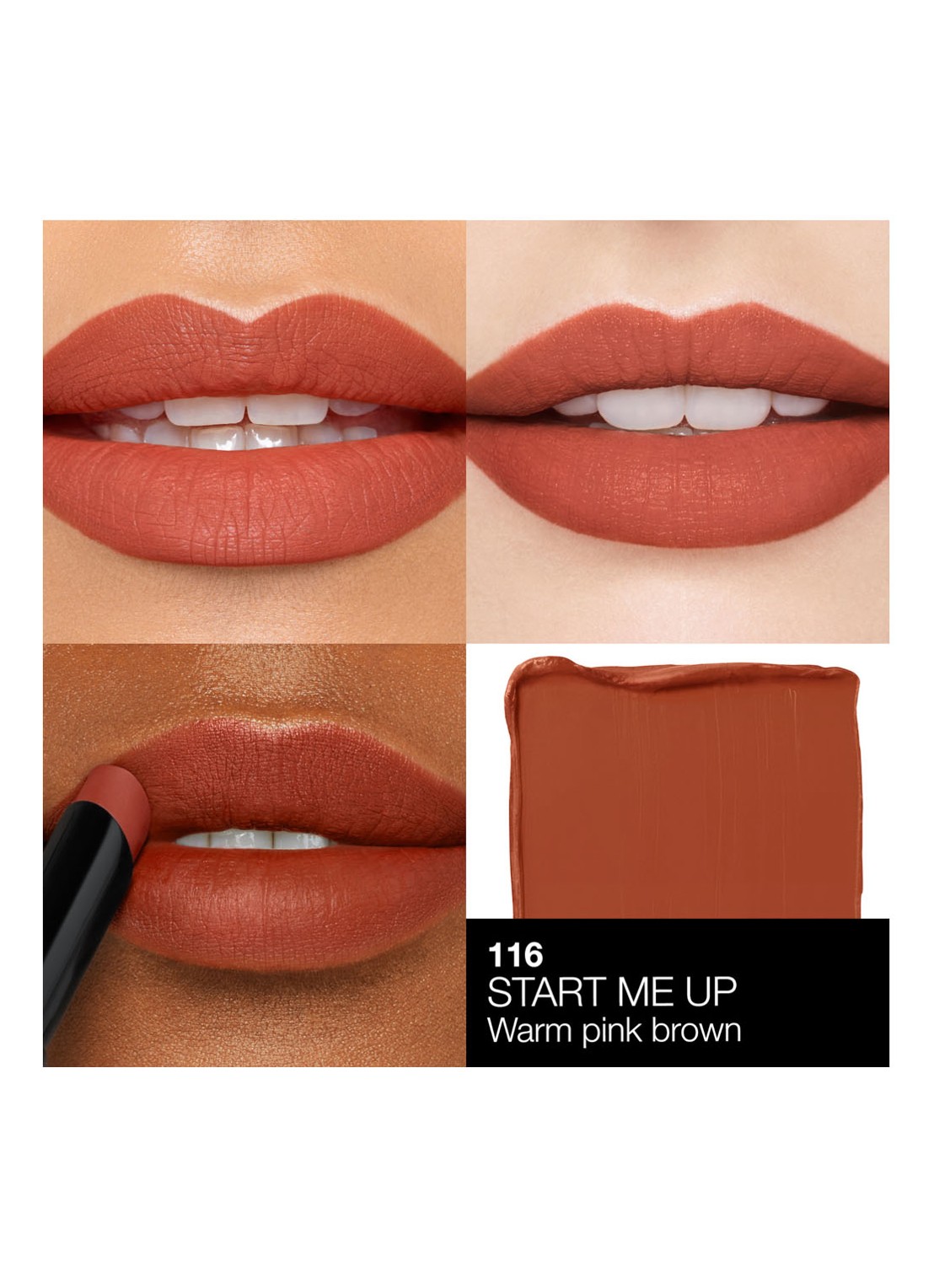 NARS Powermatte High-Intensity Lipstick  - detail 4 start me up - 116