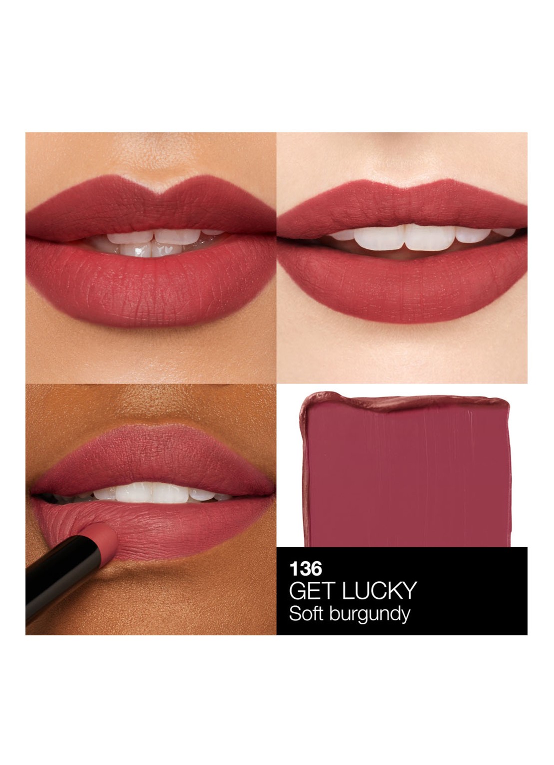 NARS Powermatte High-Intensity Lipstick  - detail 2 get lucky - 136