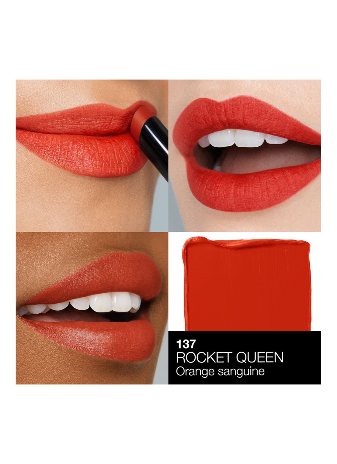 NARS Powermatte High-Intensity Lipstick  - detail 2 rocket queen - 137