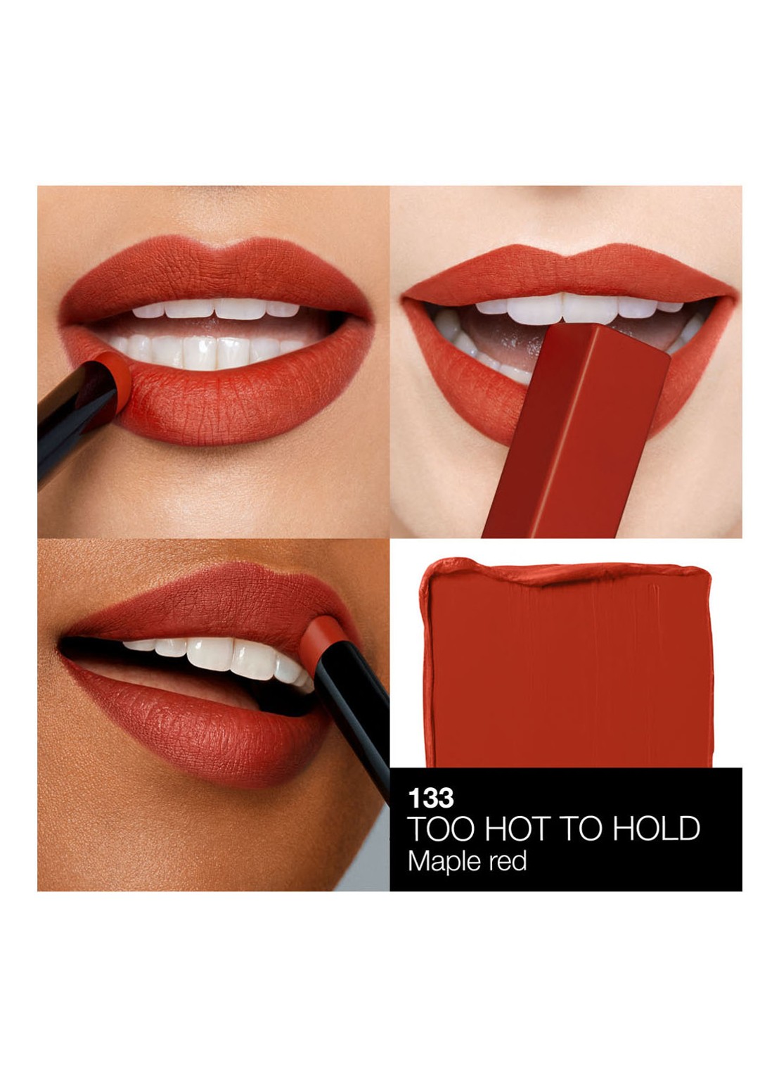 NARS Powermatte High-Intensity Lipstick  - detail 3 too hot to hold - 133
