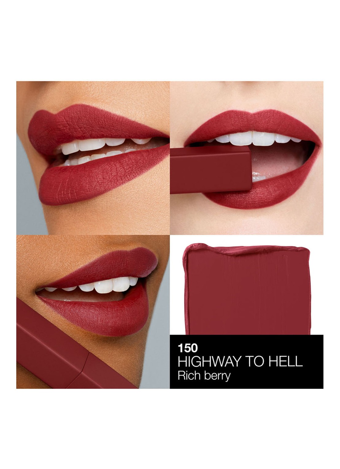 NARS Powermatte High-Intensity Lipstick  - detail 3 highway to hell - 150