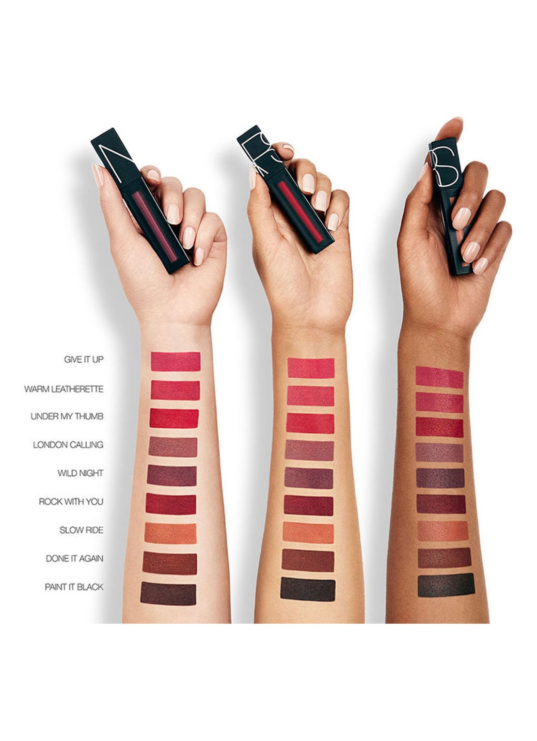 NARS Powermatte Lip Pigment – liquid lipstick - voorkant 2 warm leatherette