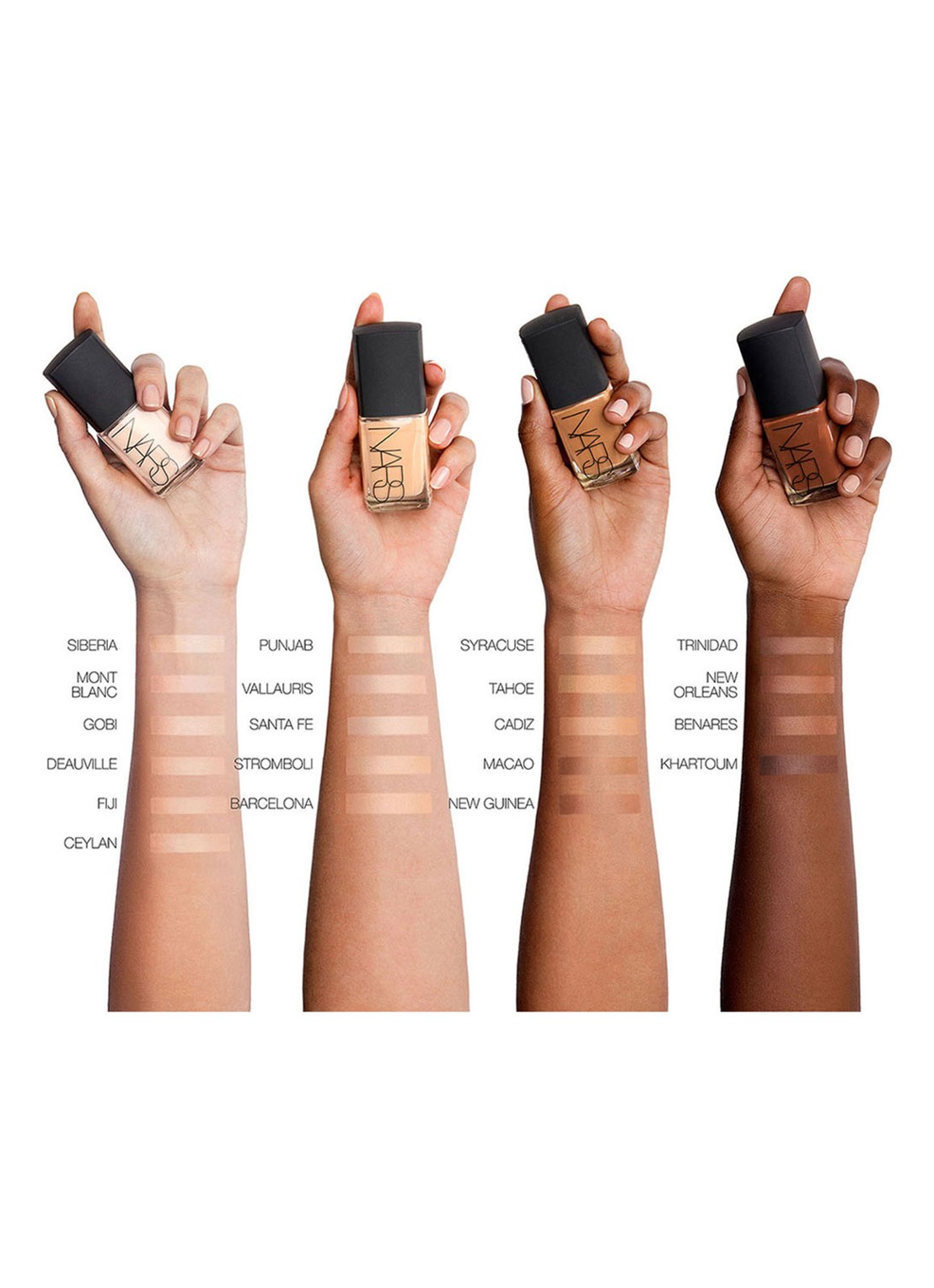 NARS Sheer Glow Foundation - voorkant 4 macao